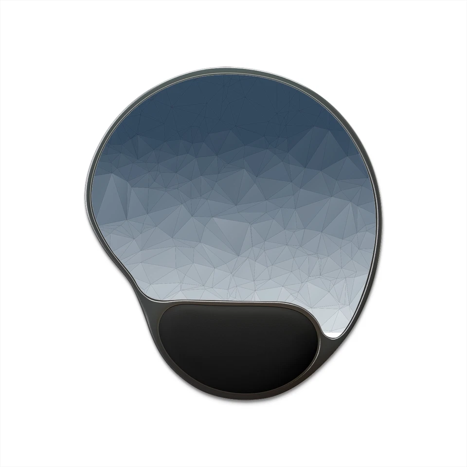 Gray Mouse Pad With Wrist Rest, Desk Organizer, Computer Accessory, Office - Image 1 of 1