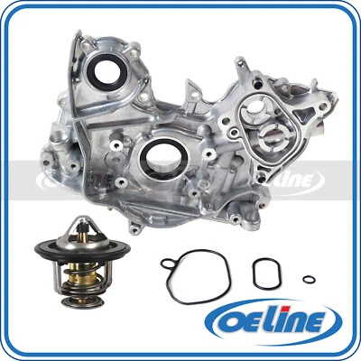 Fit for 92-96 Honda Prelude 2.3L L4 DOHC Oil Pump w/ Thermostat Housing Assembly - Image 1 of 4