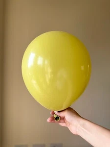 KALISAN Olive Natural Latex Helium Balloons Party 12 inch Green Balloons - Picture 1 of 4