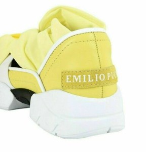 Emilio Pucci City Up Ruffle Trainers Shoes Slip-On Sneakers Shoes Trainers 39