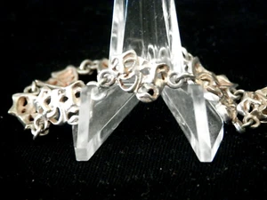 Hermosa pulsera de plata esterlina vinculada con caras de drama #G29 - Imagen 1 de 4