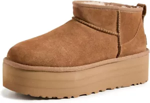 UGG Women's Classic Ultra Mini Platform Boot, Chestnut, 10 - Picture 1 of 5