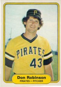 #495 Don Robinson - Pittsburgh Pirates - 1982 Fleer Baseball