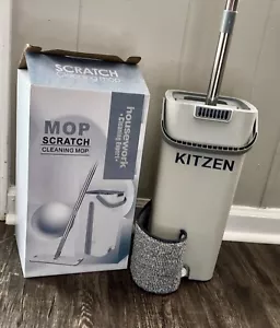 Flat Floor Mop And Bucket System Clean & Dirty Separate Mop Bucket Hands-Free - Picture 1 of 5