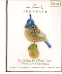 2011 Hallmark - perdiz en un peral - 1o en 12 días de Navidad - sin usar y en caja - Imagen 1 de 6