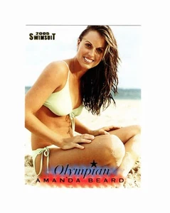 AMANDA BART SPORT ILLUSTRIERTER BADEANZUG OLYMPIAN 3 KARTEN LOT - Bild 1 von 4