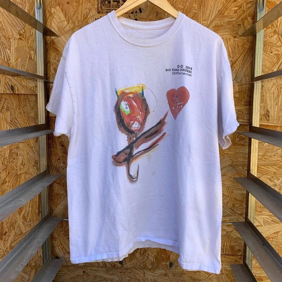 Camiseta XXXTentacion Bad Vibes Forever Triumph Talla XtraGrande RARA Foto 1 de 3