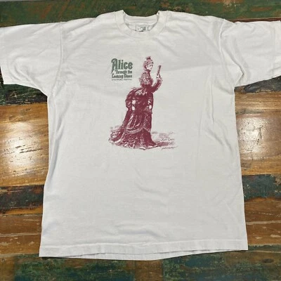 Camisa De Colección Alicia A Través del Espejo XL Stratford Festival Puntada Única Foto 1 de 4