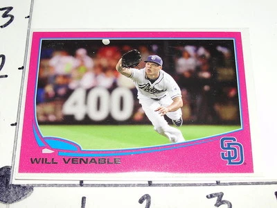 Will Venable 2013 TOPPS #225 Pink BCA SP/50 San Diego PADRES - PRINCETON Tigers - Image 1 of 2