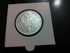 Austria SILVER-1 Florin, 1888- (SILVER COIN 0,357 OZ)- FANTASTIC SILVER COIN 900 - Picture 1 of 2