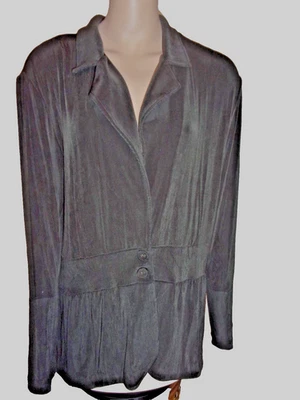 Chaqueta Chicos Travelers Carbón Slinky 2 Botones Peplum Manga Larga Talla 3 Grande Foto 1 de 4