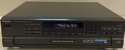 Technics SL-PD5 Reproductor cambiador de CD de disco compacto carrusel de 5 discos | Probado/Funcionando Foto 1 de 4