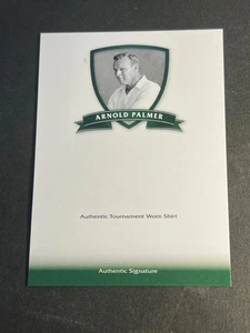 2012 Leaf BLANK BACK PROOF MISSING FOIL & AUTO Arnold Palmer - Picture 1 of 2