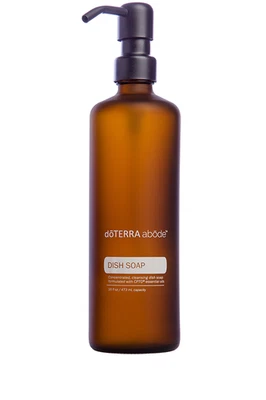 Dispensador de jabón para platos doTERRA Abode 16 oz recargable, bomba de jabón para platos ámbar Foto 1 de 4