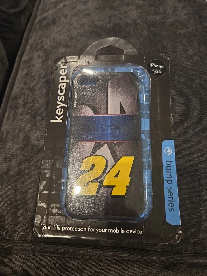 iphone Case for 5 & 5s Nascar # 14 Tony Stewart  Rugged Series by Keyscaper/ New - Image 1 of 2