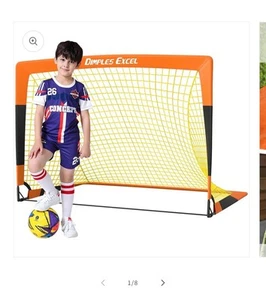 Dimples Excel Portable Soccer Goal and Net Kids 4x3 Foot *BRAND NEW* - Bild 1 von 5