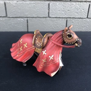 Schleich 2003 Horse Only 70019 Fleur de Lis Medieval Tournament Jousting - Picture 1 of 9