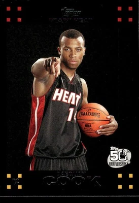 2007-08 Topps #131 Daequan Cook Rookie Card Miami Heat - Image 1 of 2