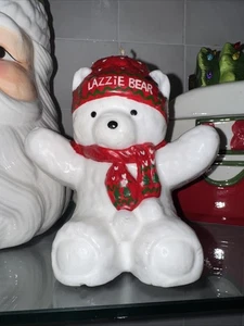 1987 Lazarus Department Store Lazzie Bear Christmas Candle Rare Columbus Ohio - Picture 1 of 9
