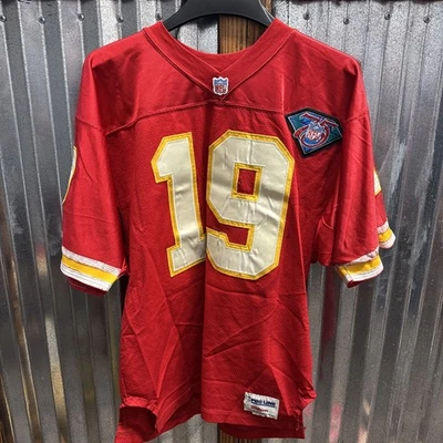 Camiseta deportiva vintage auténtica Joe Montana Kansas City Chiefs Wilson Pro Line talla 46 Foto 1 de 4