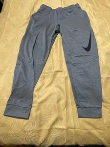Nike Dri-Fit Therma Mens Training Pants Size L Gray/Black Joggers Sweats NEW!! - Picture 1 of 7
