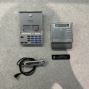 Panasonic SJ-MR 230 MINIDISC Player Recorder - Dock Headphone External Battery - Picture 1 of 16