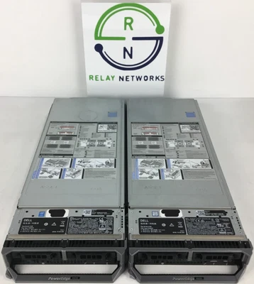 LOT OF 2 Dell PowerEdge M630 Blade Server "SEE SPECS" - Image 1 of 4