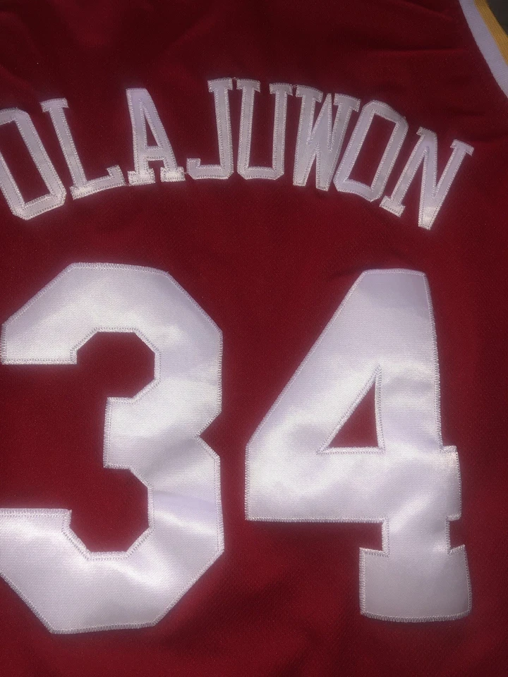 Camiseta de práctica Olajuwon roja (grande) de los Houston Rockets (roja) Foto 1 de 4