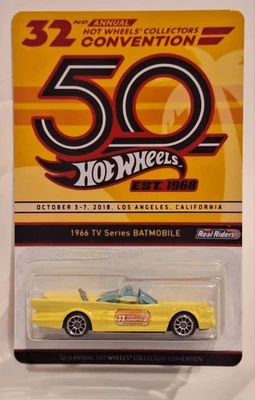  Batimóvil serie de televisión Hot Wheels {32ND CON ANUAL COLECCIONISTA} Neumáticos R. R. personalizados  Foto 1 de 4