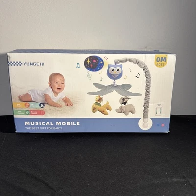 Móvil Cuna Bebé con Música y Luces para Niños Musical Tipo Azul Selva  Foto 1 de 2