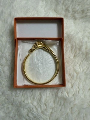 Pulsera Hermes Galop chapada en oro Foto 1 de 4