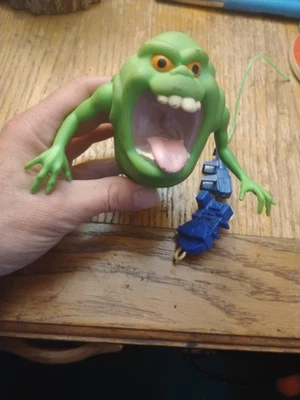 Kenner Ghostbusters Slimer Figure 1984 Vintage Original and Blaster Gun - Image 1 of 2
