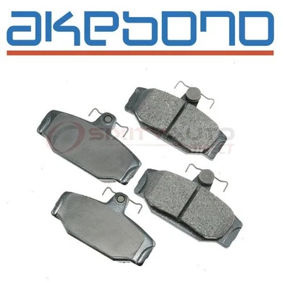 Akebono EURO Rear Disc Brake Pad Set for 1998 Volvo S90 - Braking Stopping ny Foto 1 de 4