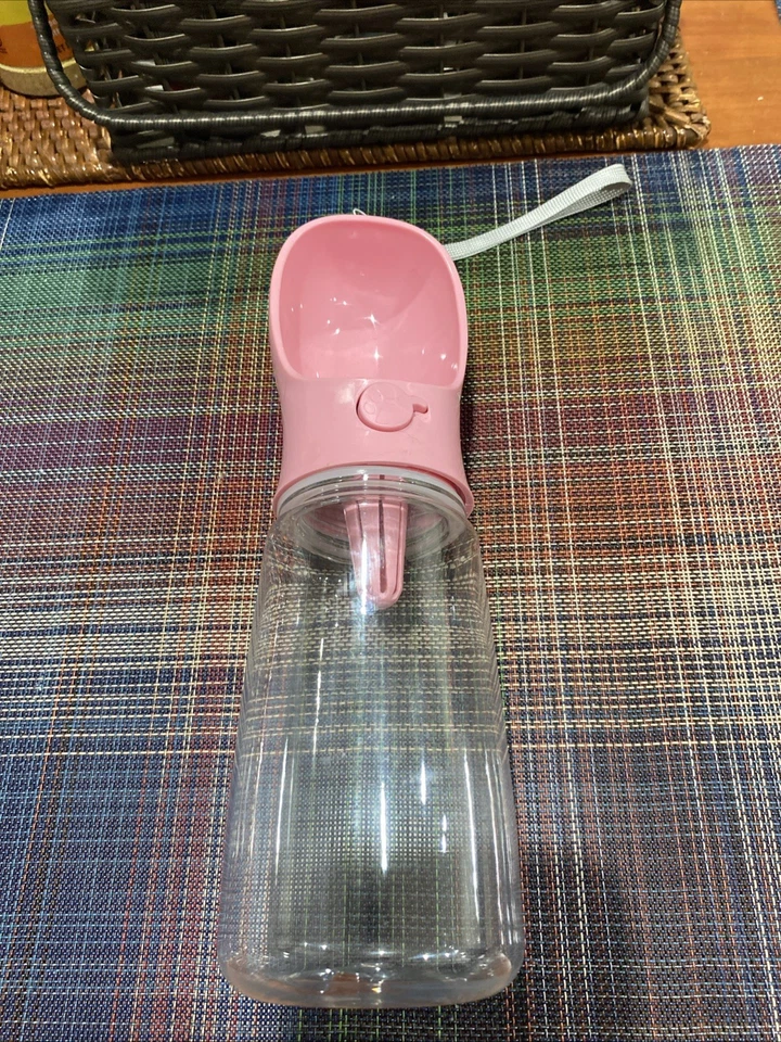 Portable Cat Dog Pet Water Bottle Drinking Cup Puppy Travel Outdoor Feeder 19Oz - Image 1 of 1