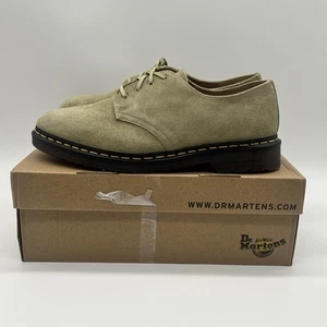 Dr. Martens Smiths Mens UK 10 Pale Olive Quality Desert Oasis Suede Boots New - Picture 1 of 10