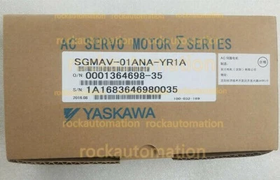 YASKAWA SGMAV-01ANA-YR1A Servo Motor New In Box Expedited Shipping HTJ1 - Image 1 of 4