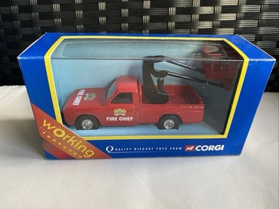 Corgi 57201 Mazda Pick-Up Fire Chief Diecast Model Boxed AW968 - Image 1 of 4