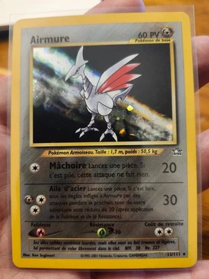 Pokemon Card - French Airmure, Skarmory 13/111 Neo Genesis Holo Rare - Image 1 of 2