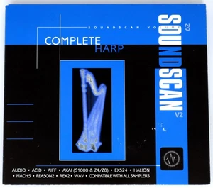 USB Soundscan V2 62 Complete Harp Akai Sample/Sound Library/Sampling 2 CD - Picture 1 of 4