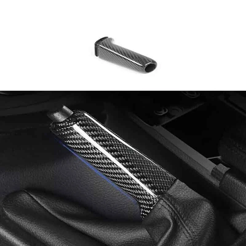 07-11 Cubierta Panel Fibra de Carbono Seca Para BMW Serie 1 E81 Palanca de Cambios Freno de Mano Foto 1 de 4