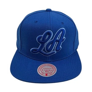 Los Angeles Lakers Logo Remix Mitchell & Ness Snapback blue hat cap - Picture 1 of 7