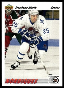 Stephane Morin 1991-92 cubierta superior #433 - Imagen 1 de 2