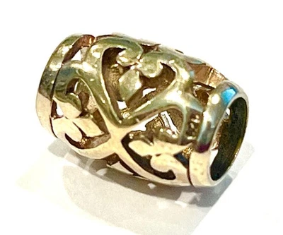 Dije Lovelinks barril recortado oro vermeil y plata de ley 925 - Artículo LL-11 Foto 1 de 4