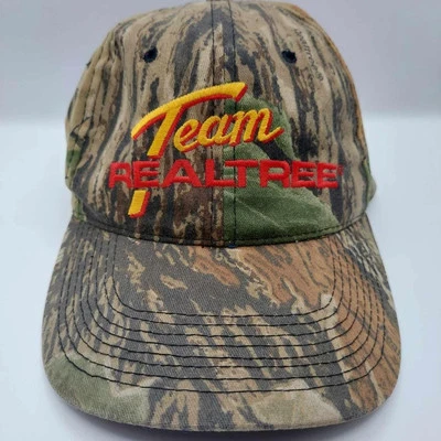 Sombrero Vintage Signatures Team Realtree Logo Bordado Camuflaje OSFM Foto 1 de 4