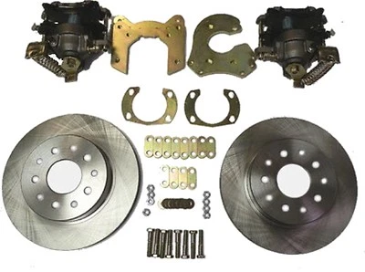 Kit de freno de disco trasero Street Rod perno con pinzas de freno de emergencia de PEM Foto 1 de 4
