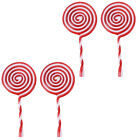 4 Pcs Christmas Hanging Candy Canes Lollipops Decoration Lovely Fine