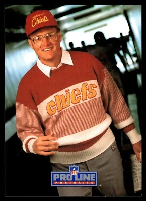1991 Pro Line Portraits #181 Marty Schottenheimer Kansas City Chiefs - Image 1 of 2