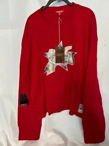 Mitchell & Ness Philadelphia 76ers NBA Women's Glitter Crop Top Shirt 2x NWT - Picture 1 of 5