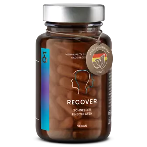 RECOVER - Natürliches Schlafmittel - Besser schlafen mit L-Tryptophan + Baldrian - Bild 1 von 8
