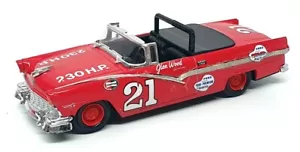 Quartzo 1/43 Scale 1008 - 1956 Ford Fairlane Stock Car #21 G. Wood - Red - Picture 1 of 5
